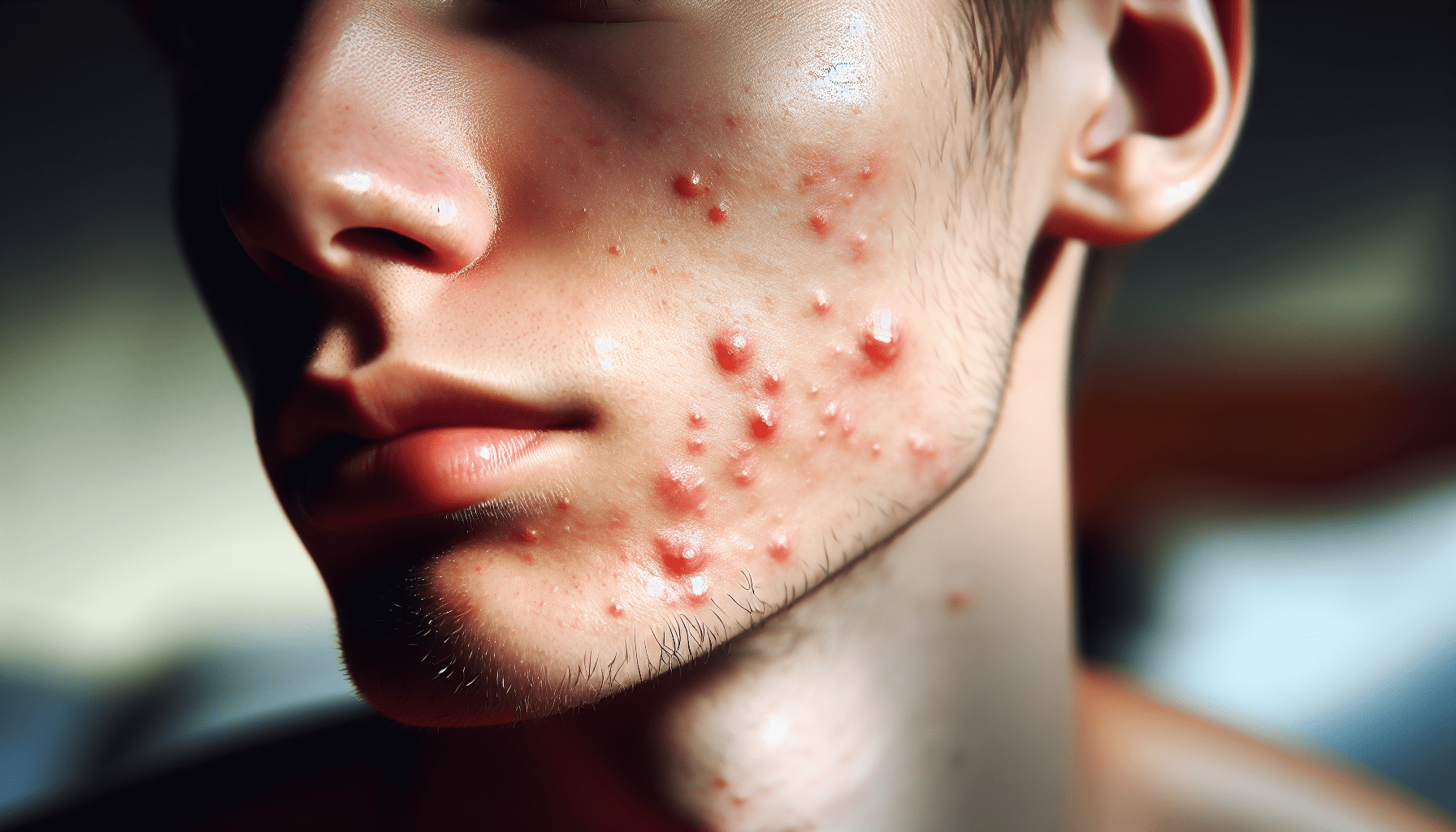 Acne On The Jawline Causes - bright skin daily